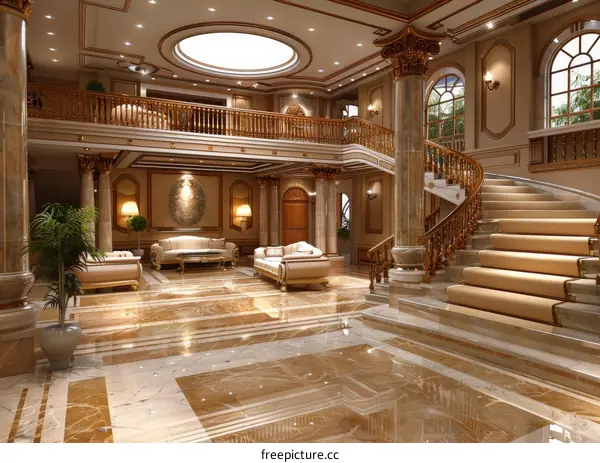 Modern Interiors Of Luxury Home