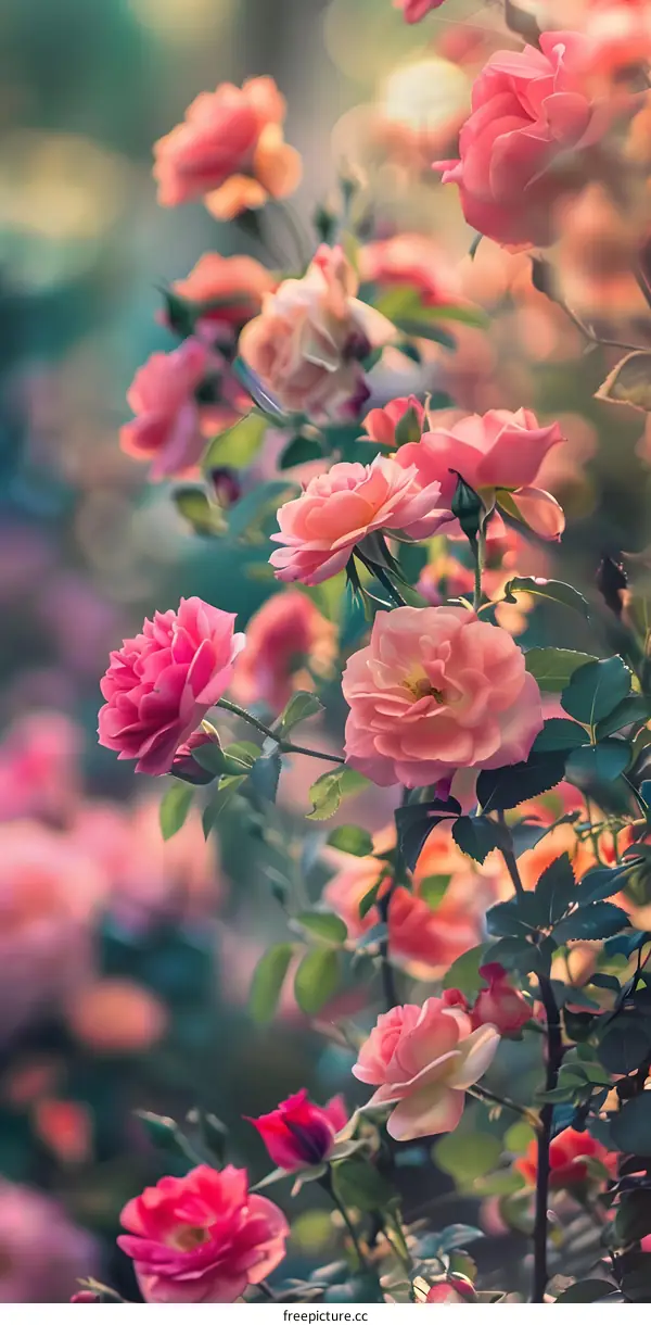 Closeup Photography of Pink Roses
