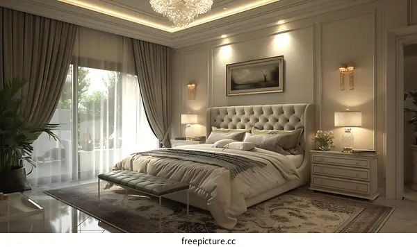 European luxury bedroom