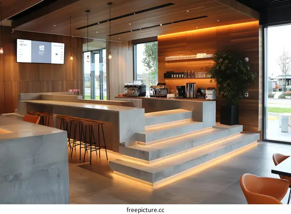 Minimalist Coffee Shop Interior Design
