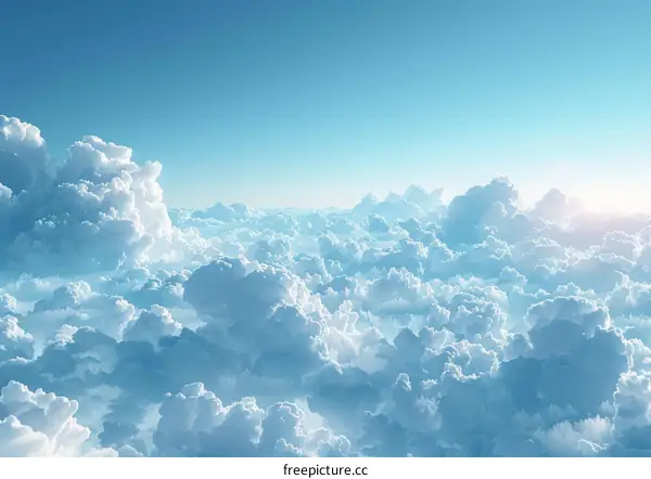 Beautiful Cloudscape with a Hint of Sunlight