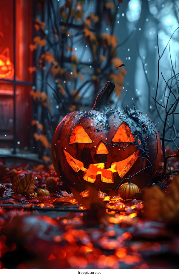 Spooky Halloween Pumpkin