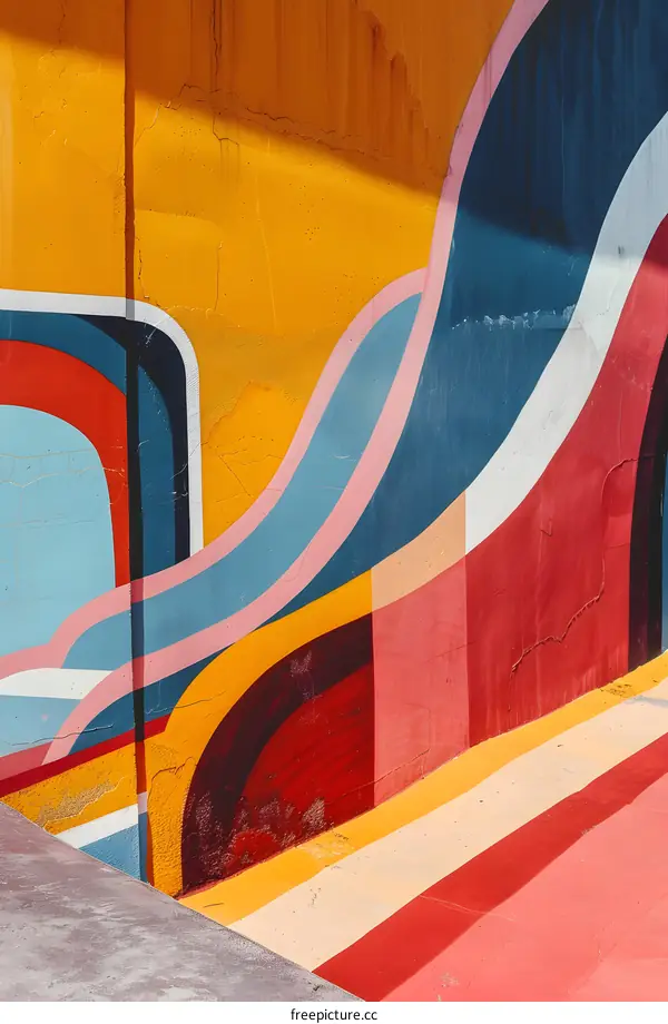 Abstract Colorful Wall Mural