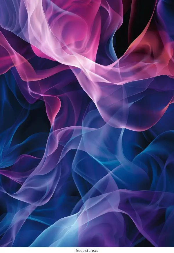 Colorful Abstract Silk