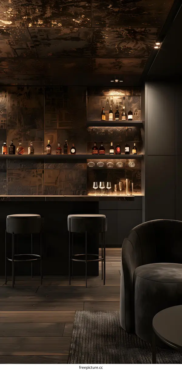 Modern Home Bar Design