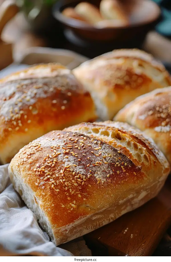 Homemade Sesame Seed Bread