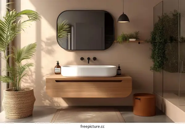 Modern Minimalist Bathroom Interior Design