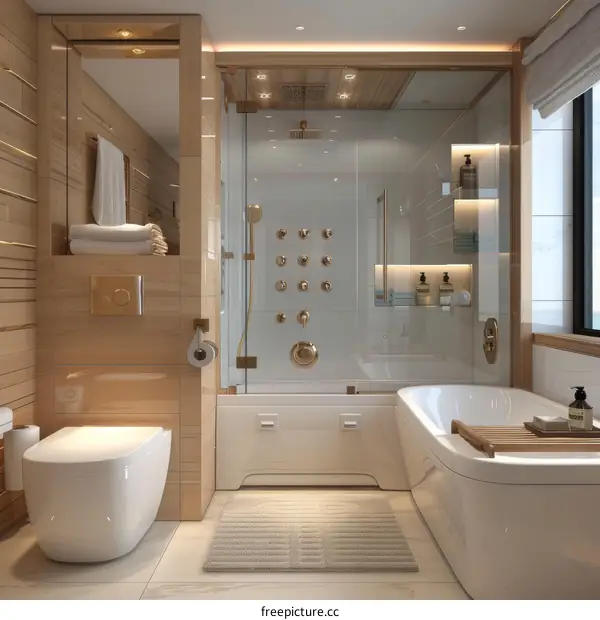Luxury Modern Bathroom Design Interior