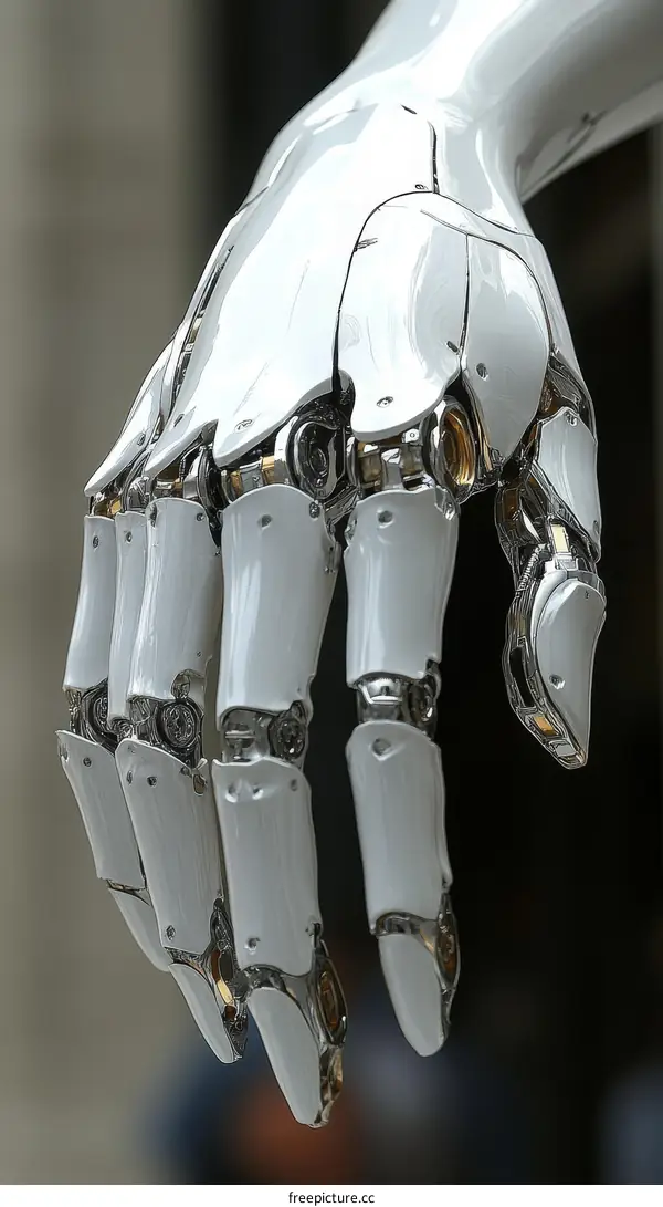 Futuristic Robotic Hand Detailed Design