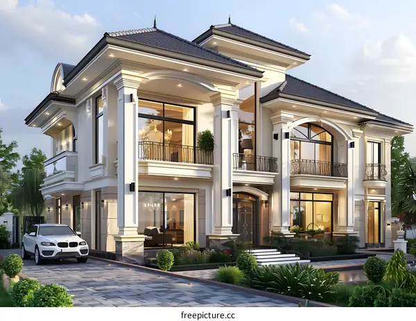 Three-story Modern Villa
