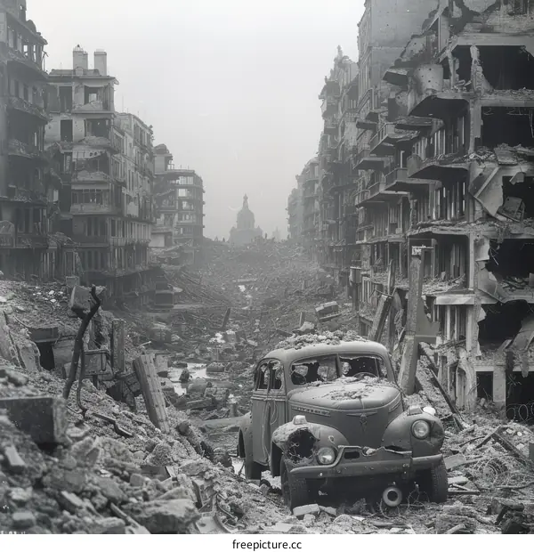 Post-war Berlin, Germany, circa 1945.