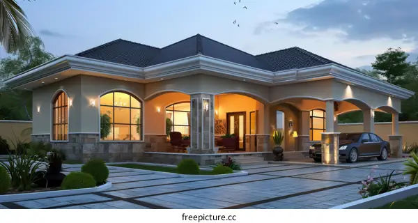 Modern House Design Exterior View