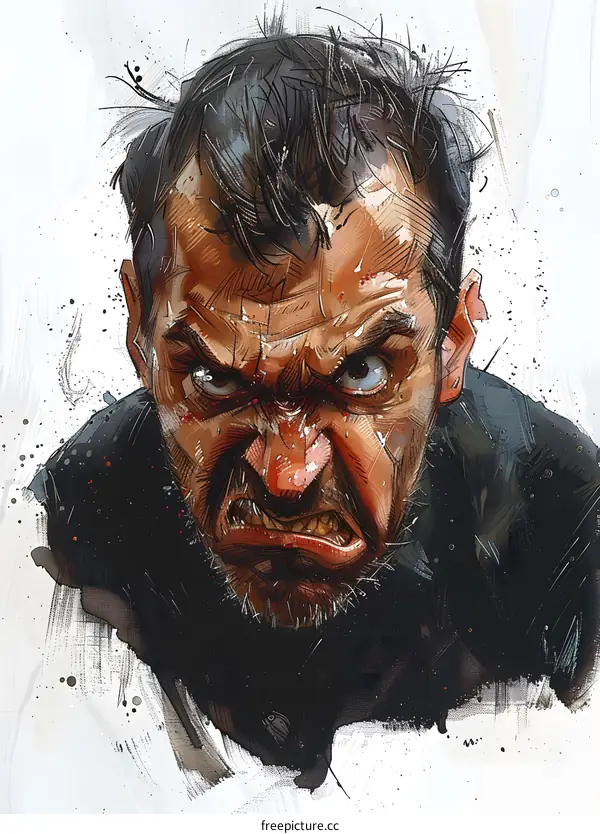 Portrait of an Angry Man