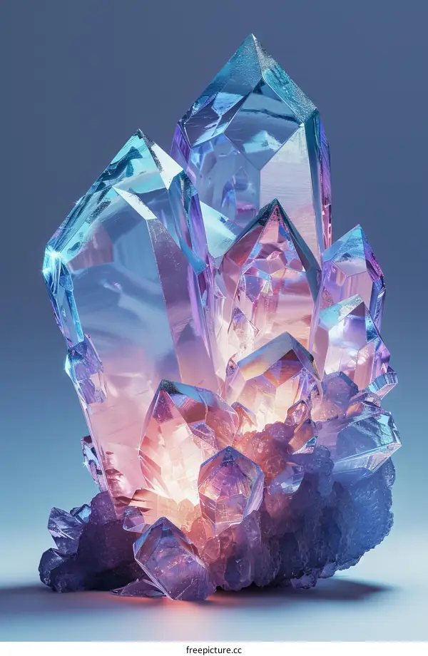 Beautiful Colorful Crystal Cluster