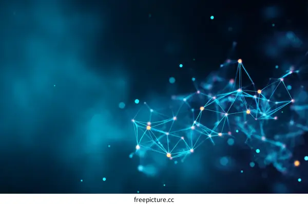 Abstract Network Technology Illustration