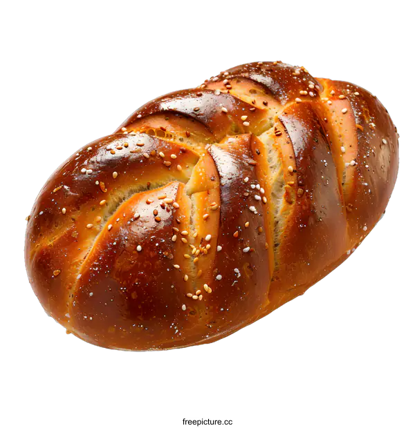[Transparent Background PNG]Loaf of bread with sesame seeds