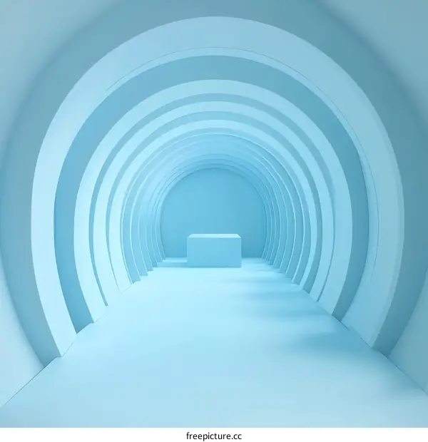 Abstract Light Blue Architectural Product Showcase