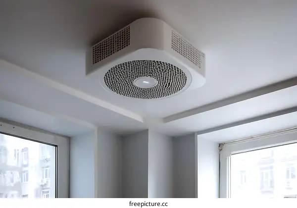 Modern White Ceiling Mounted Ventilation System
