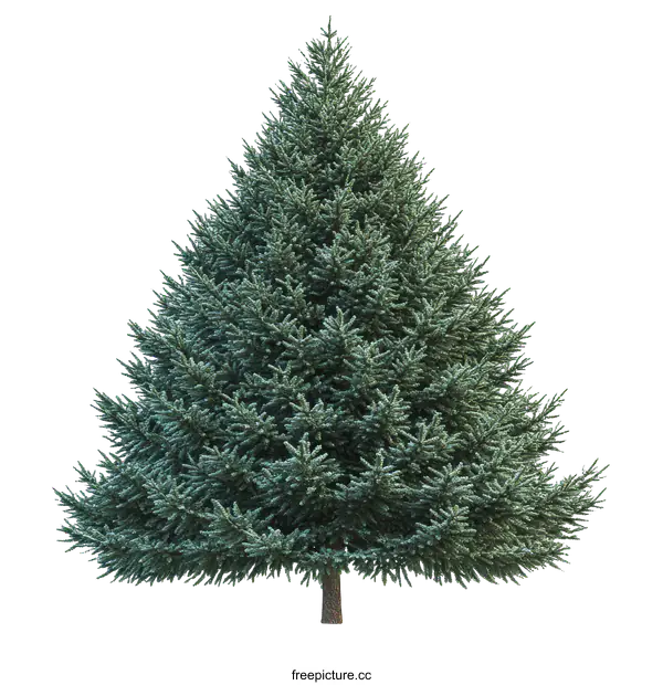 [Transparent Background PNG]Christmas Tree Illustration with White Background