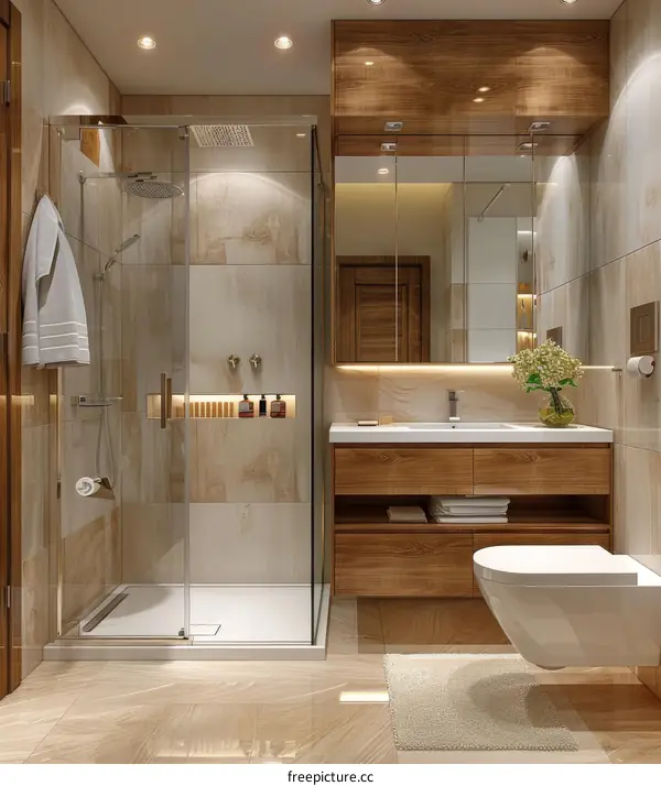Modern Stylish Bathroom Interior Design