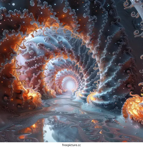 Mystical Glowing Cave