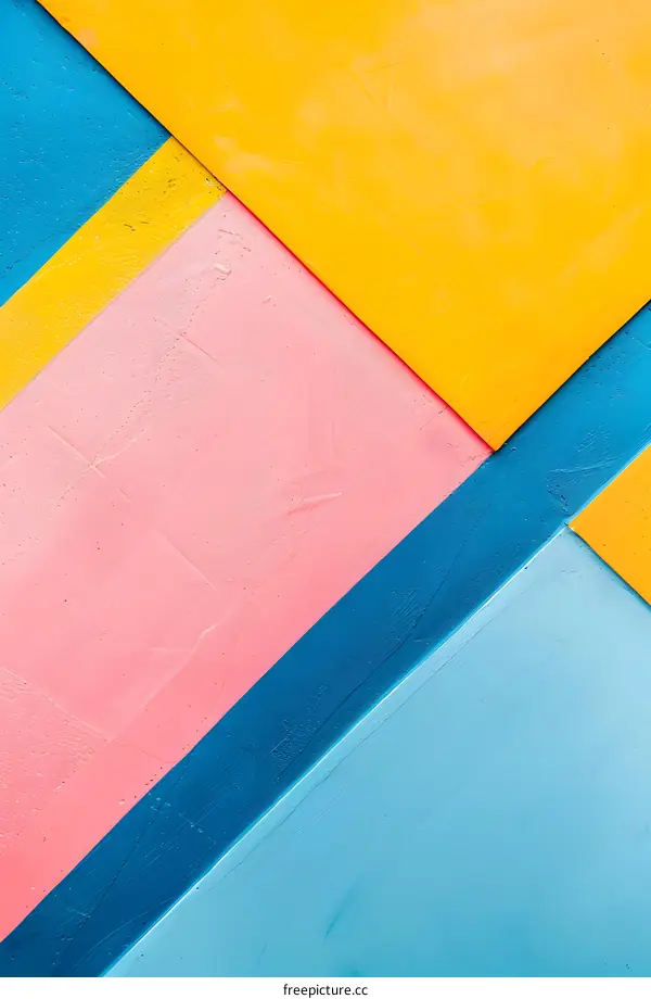 Abstract Geometric Shapes with Pastel Colors