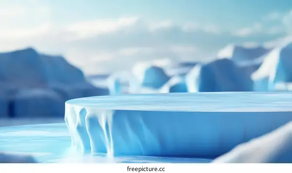 Ice Glacial Display Product Showcase