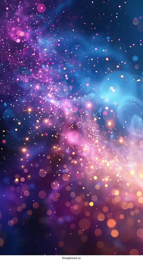 Colorful Lens Flare Prism Bokeh