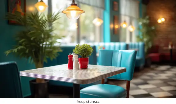 Retro Diner Restaurant Interior Design