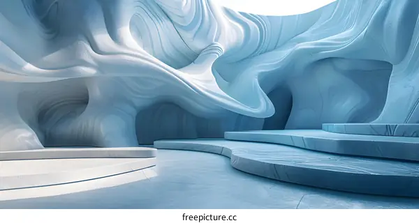 The secret cave under the glacier