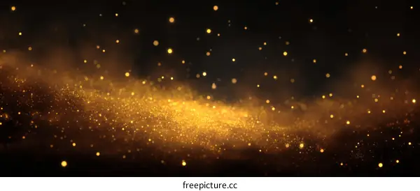 Golden Glitter Background Design