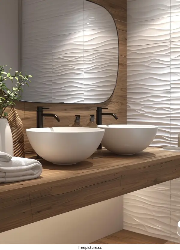 Wood Texture Ceramic Tiles effect map