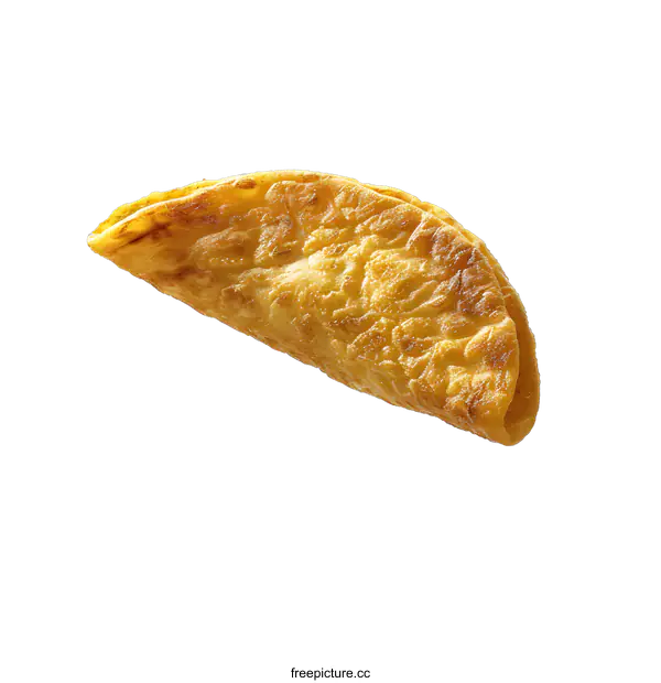 [Transparent Background PNG]A taco shell isolated on a white background