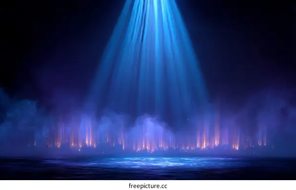 Abstract Stage Light Spotlight Effect
