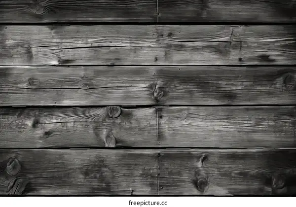 Black and white wooden fence planks background