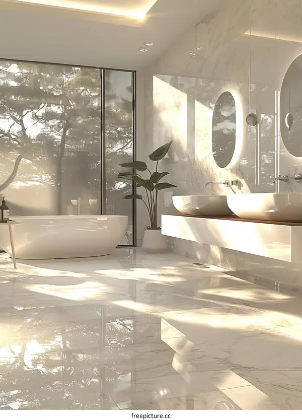 Modern Minimalist Bathroom Interior Design