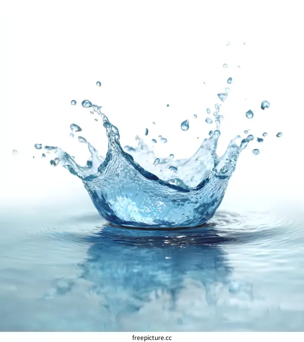 Water Splash Crown Shape