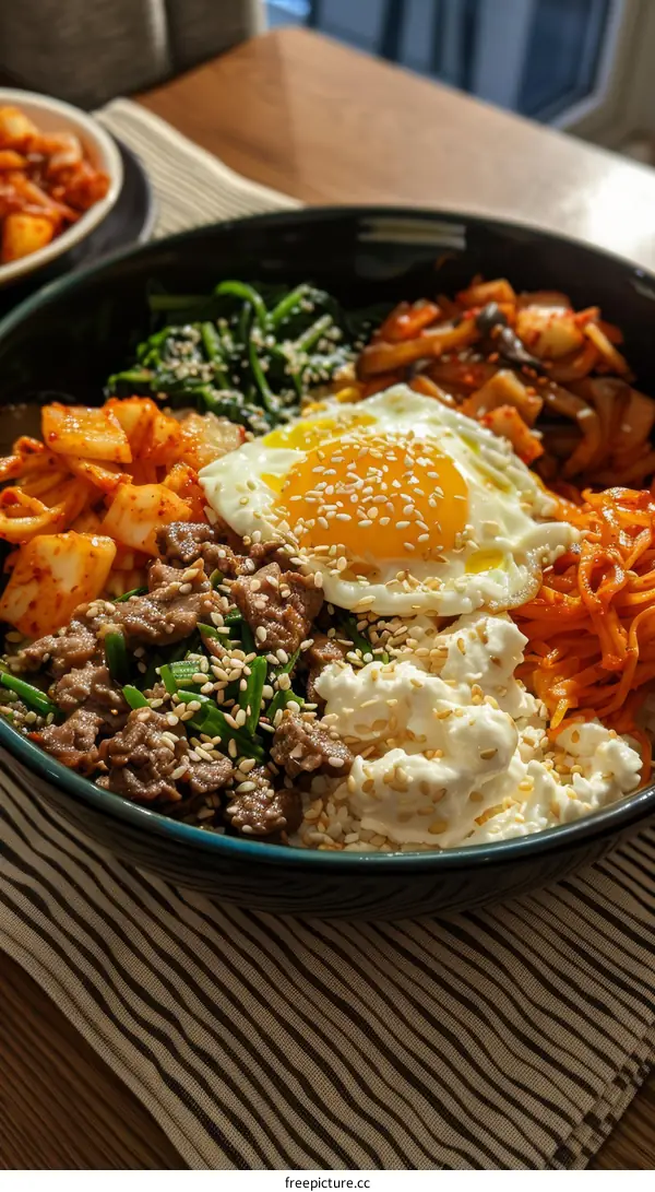 Korean Bibimbap: A Colorful and Delicious Meal