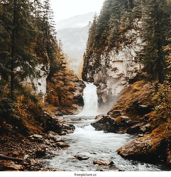 Waterfall in the Forest