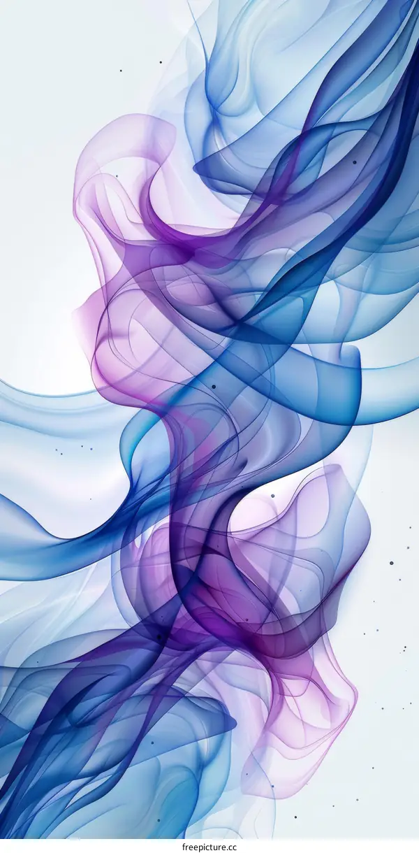 Dynamic and Vibrant Abstract Smoke Art