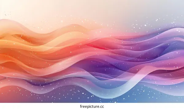 Abstract Motion Background in Vibrant Gradients