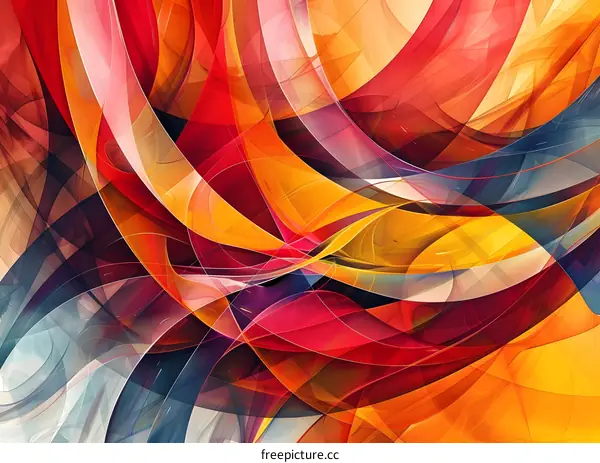Colorful abstract painting