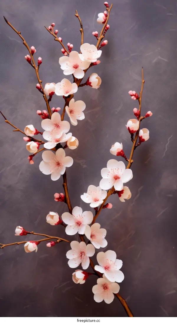 An illustration of cherry blossoms