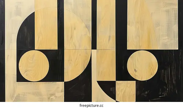 Black and White Wood Wall Art