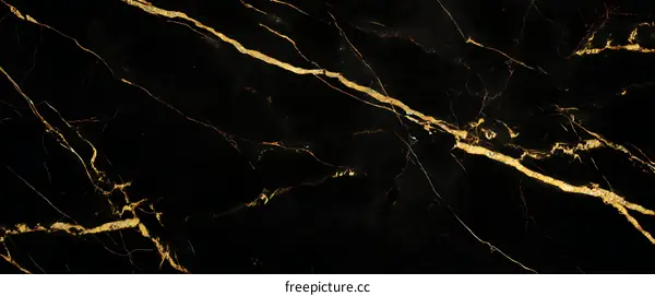 Black Gold Marble Texture Background Design