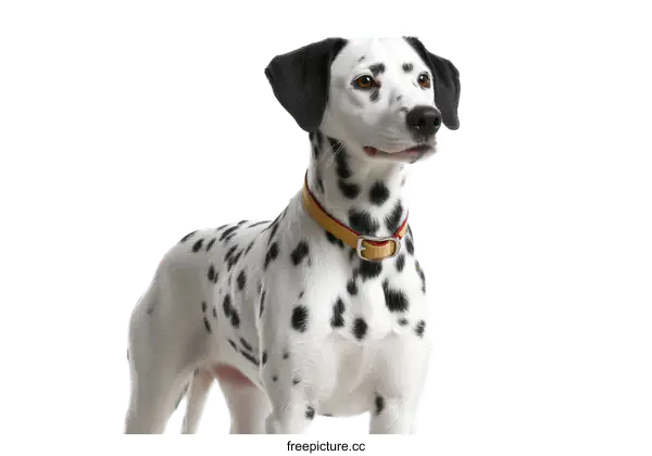 [Transparent Background PNG]Adorable Dalmatian Dog Portrait