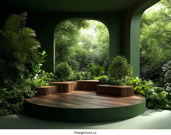 Tropical Garden Interior Design Concept