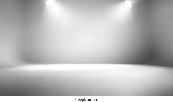 Empty Studio Background with Spotlight