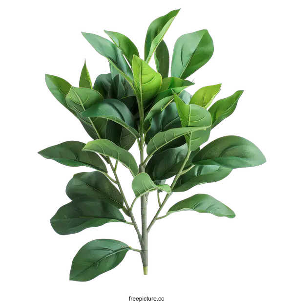 [Transparent Background PNG]Green Plant Leaves on transparent background