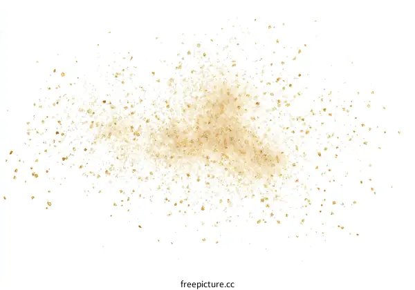 Golden Brown Powder Explosion Texture